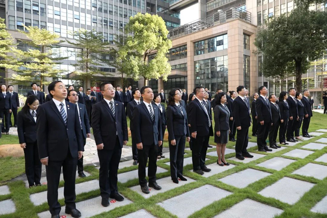 GRG重磅丨廣州無(wú)線電集團(tuán)舉行存續(xù)65周年紀(jì)念日升旗儀式